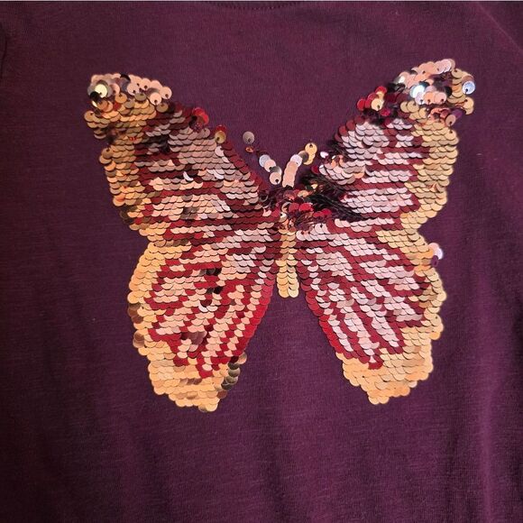 Long Sleeve butterfly T-shirt - Picture 2 of 3